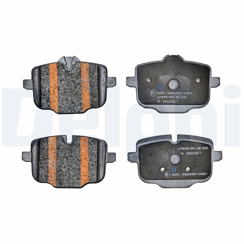 DELPHI LP5051EV Brake Pad Set, disc brake