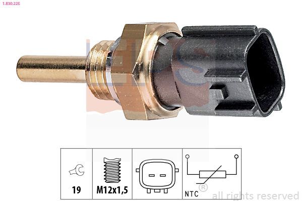 Sensor, temperatura del refrigerante