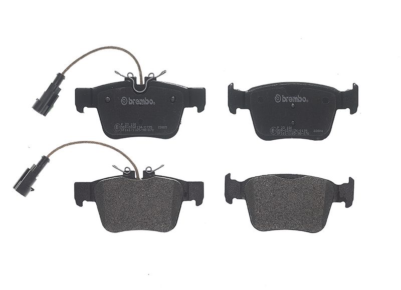 комплект спирачно феродо, дискови спирачки BREMBO