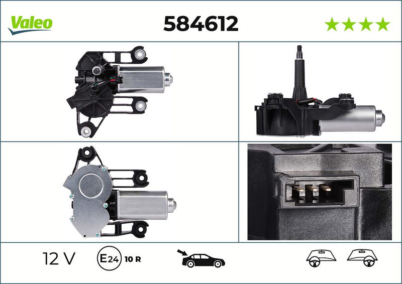 Product Stikla tīrītāju motors VALEO 584612 Image