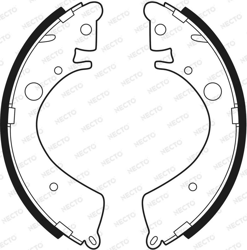 Juego de zapatas de frenos