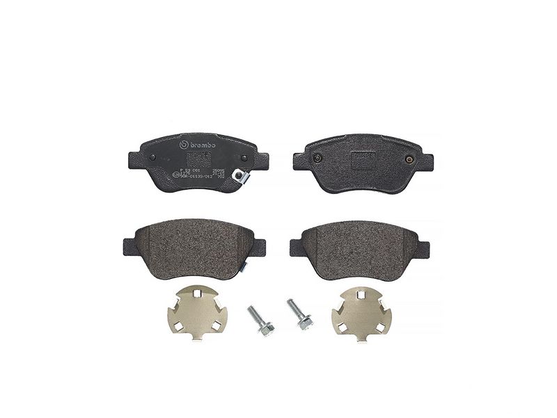 комплект спирачно феродо, дискови спирачки BREMBO