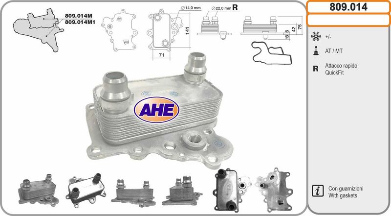 AHE Radiateur d'huile 809.014