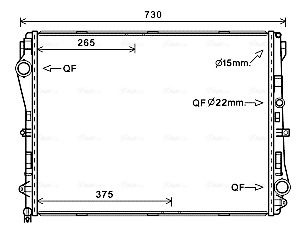 AVA QUALITY COOLING hűtő, motorhűtés MS2667