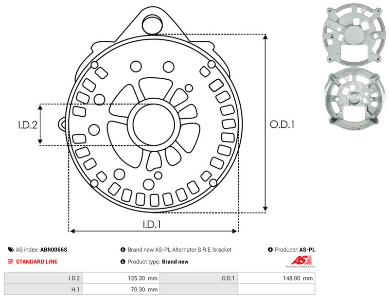 Kaitsekate, generaator, AS-PL ABR0066S