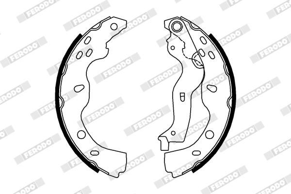 FERODO FSB691 Brake Shoe Set