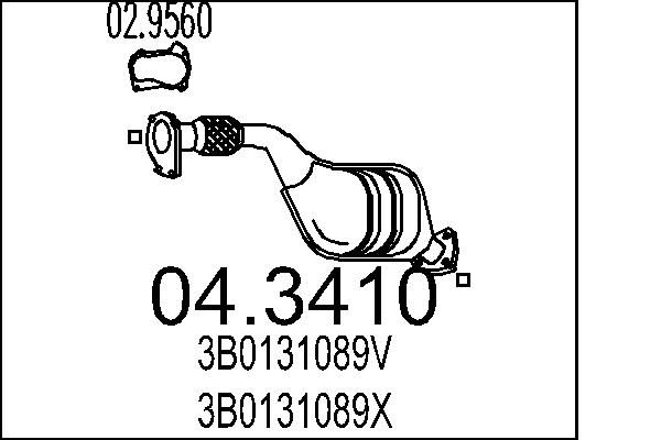MTS katalizátor 04.3410