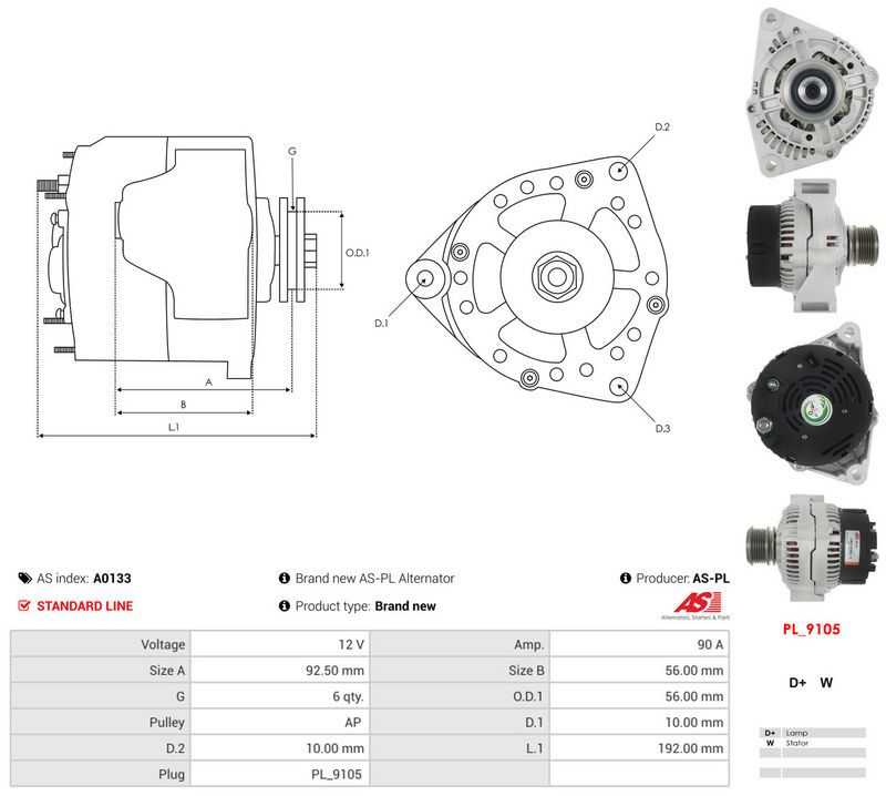 Generaator, AS-PL A0133