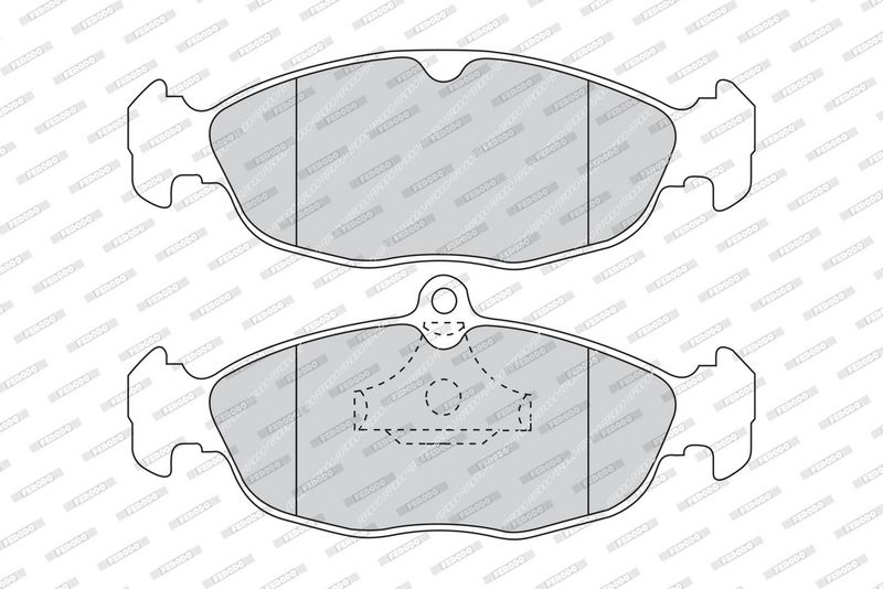 FERODO Plaquettes de frein à disque FDB732