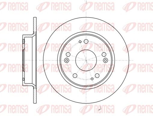 Гальмівний диск, Remsa 61175.00