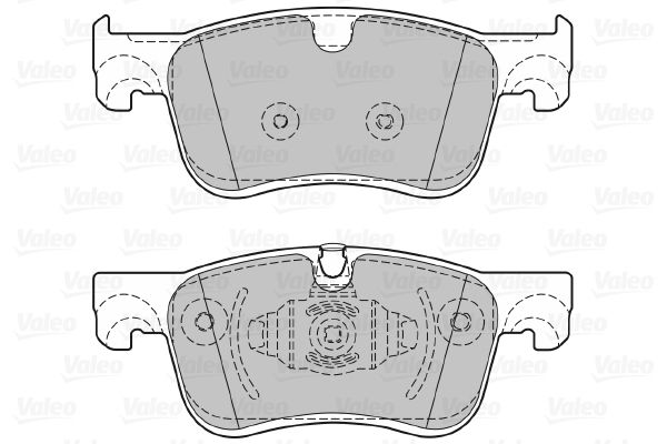 VALEO 601410 Brake Pad Set, disc brake