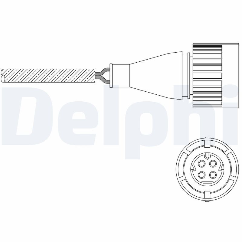 Delphi Lambda Sensor ES11048-12B1