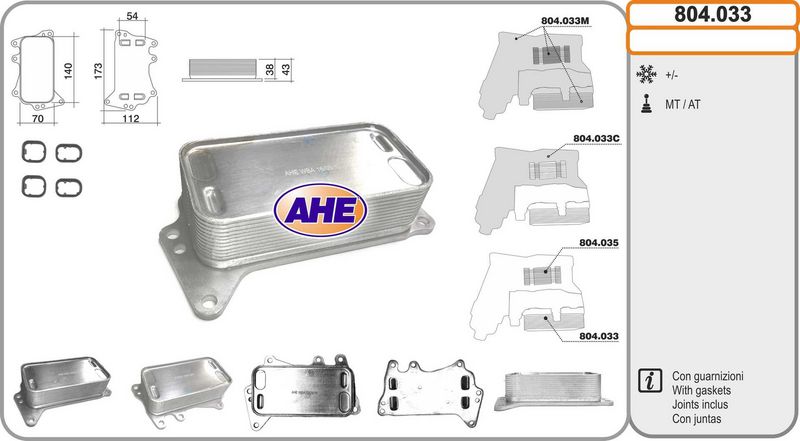 Radiateur+d'huile AHE 804.033