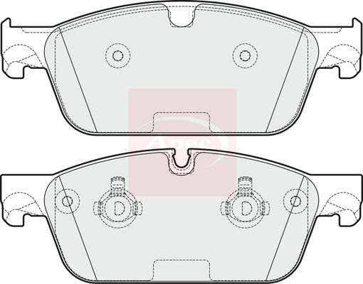 APEC Brake Pad Set, disc brake PAD1928