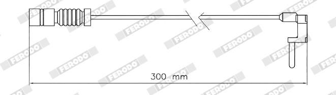 Výstražný kontakt, opotřebení obložení FAI184