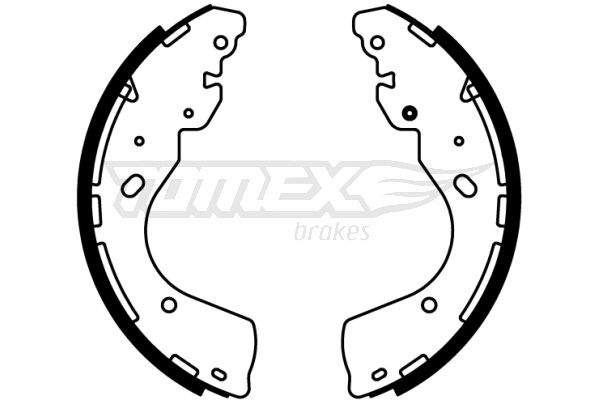 TOMEX Brakes fékpofakészlet TX 22-66