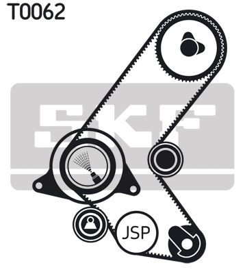 SKF VKMA 05208 Timing Belt Kit