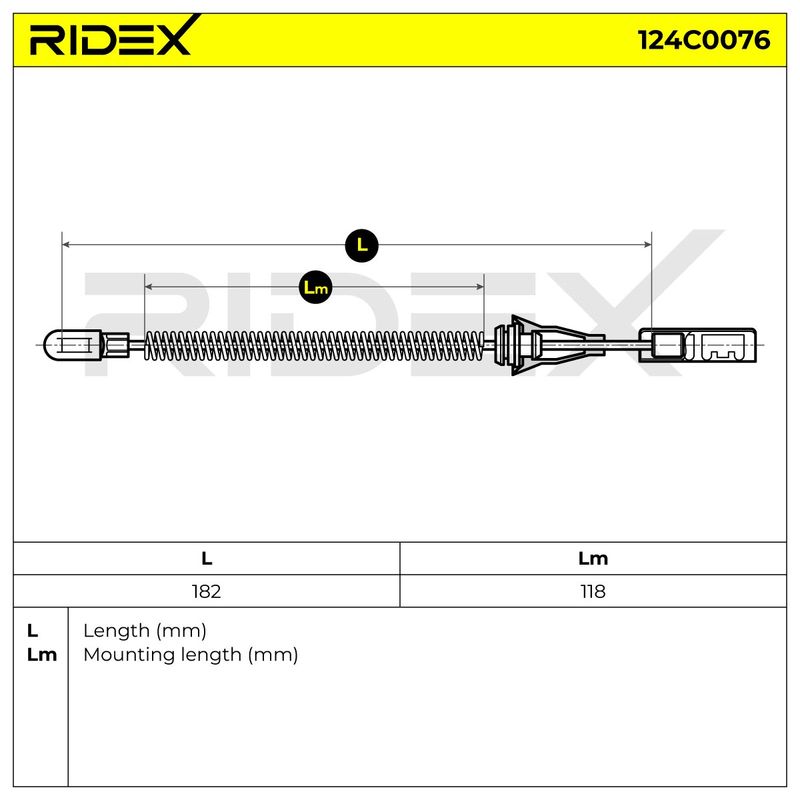 жило, ръчна спирачка RIDEX