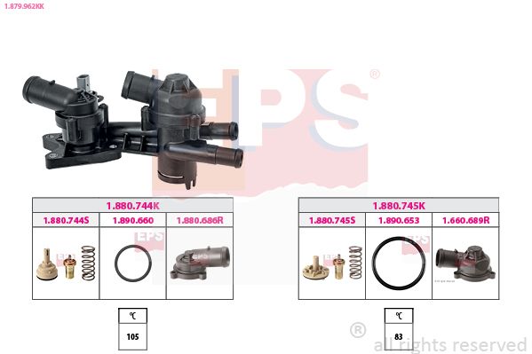 EPS 1.879.962KK Thermostat, coolant