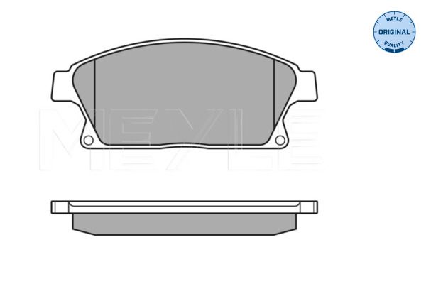 MEYLE 025 250 3418/W Brake Pad Set, disc brake