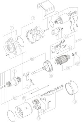 Product Image - Startmotor / starter - MS62 - MAHLE