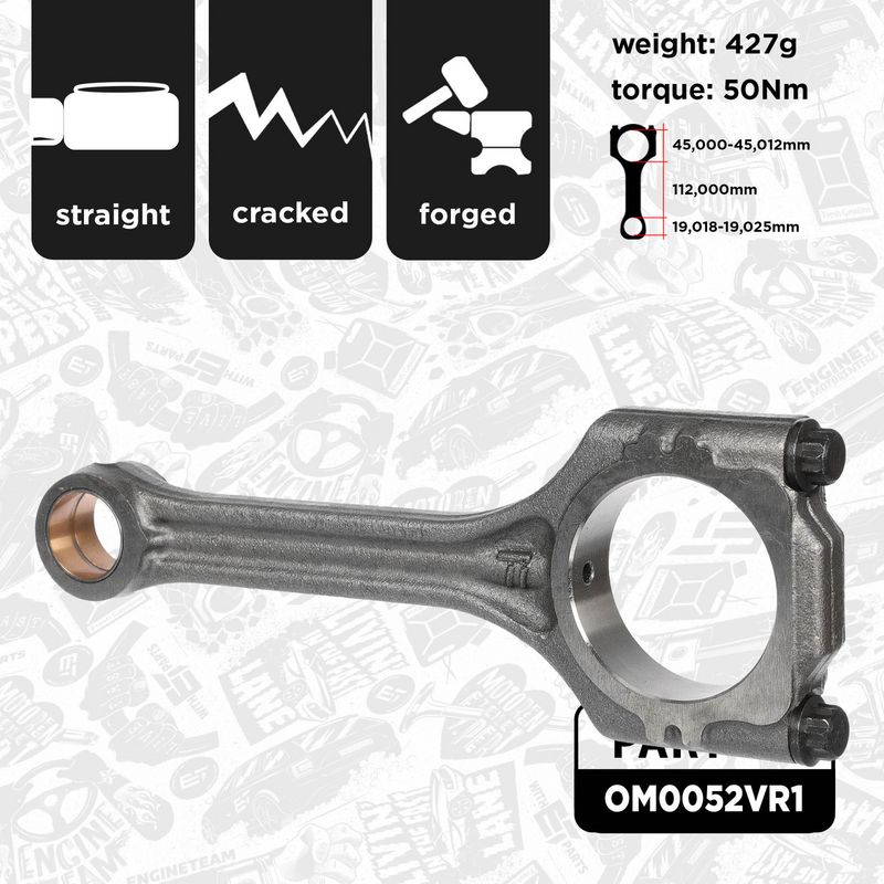 Product Image - Plunjerset - OM0052VR1 - ET ENGINETEAM