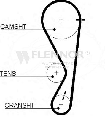 Зубчастий ремінь, Flennor 4400V
