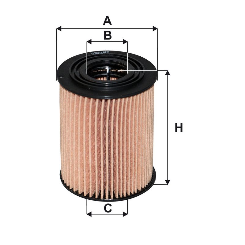 Oliefilter past: CHEVROLET CAPTIVA, CRUZE, EPICA, LACETTI, NUBIRA  OPEL ANTARA A 2.0D 01.05-
