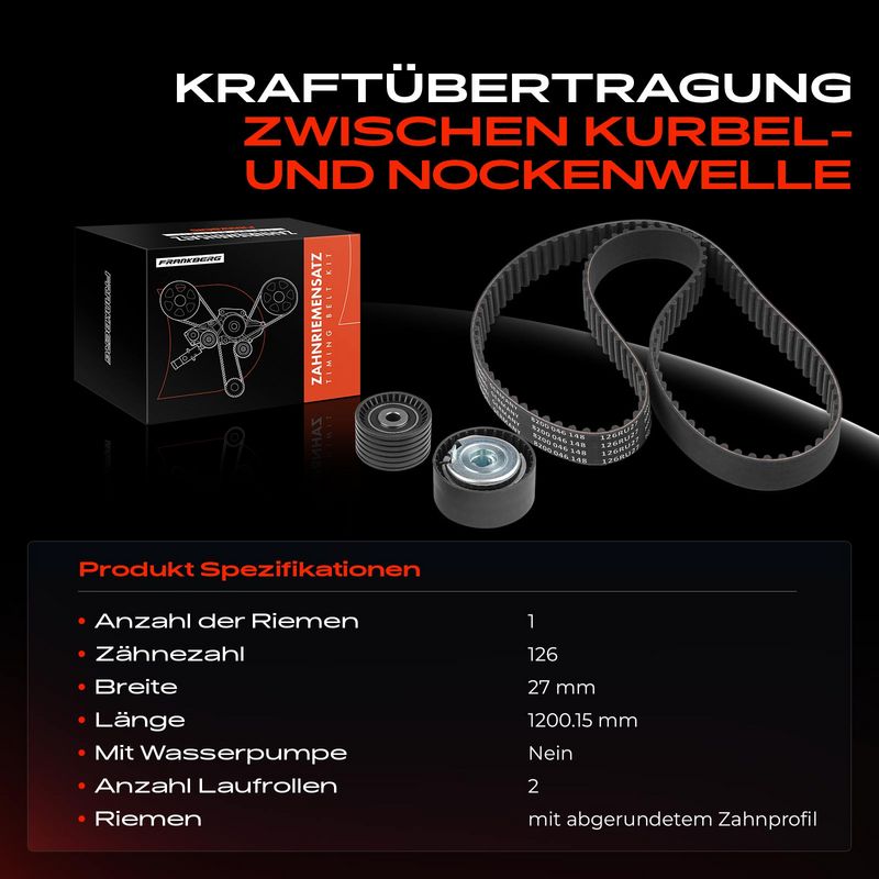 Frankberg 5481FB0020892 Timing Belt Kit