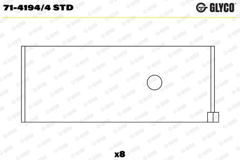 Coussinet+bielle GLYCO 71-4194/4 STD