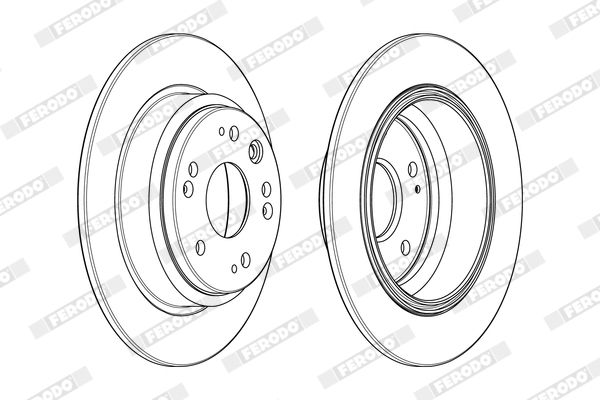 Гальмівний диск, Ferodo DDF1894C