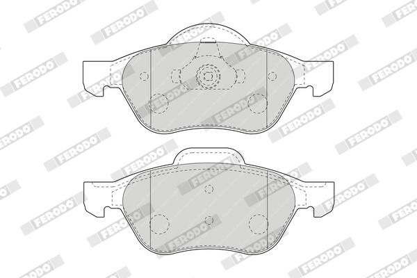FERODO FDB1440 Brake Pad Set, disc brake