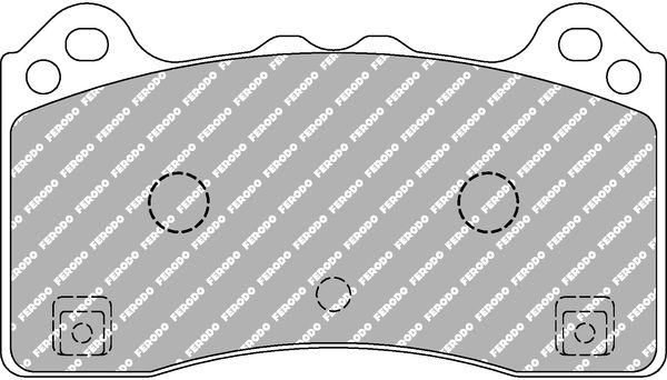 BREMSBELAGSATZ SCHEIBENBREMSE FERODO RACING FCP4830Z