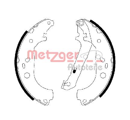 METZGER fékpofakészlet MG 211