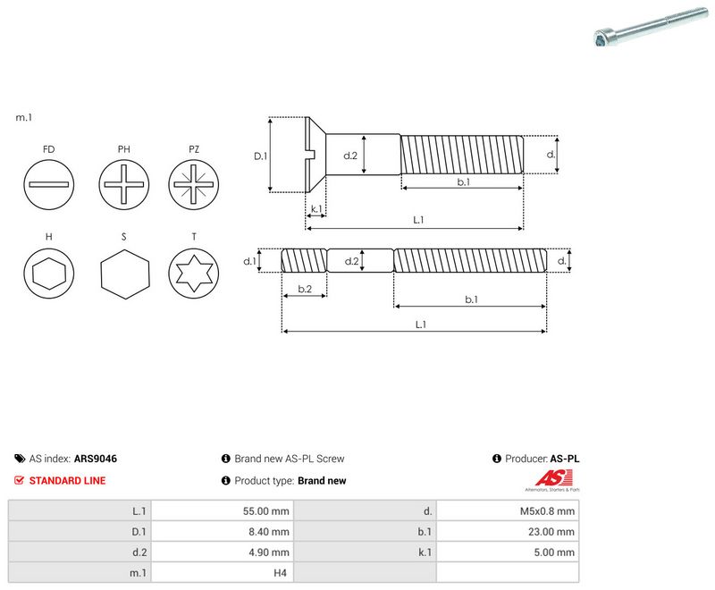 AS-PL ARS9046 Repair Set, alternator