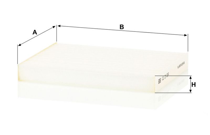 Filter, salongiõhk, MANN-FILTER CU 21 009