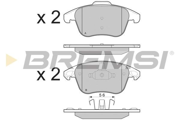 Гальмівні колодки пер. Citroen C4 Picasso 06-/Peugeot 5008 09- (ATE)