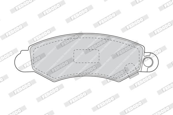 FERODO FDB1459 Brake Pad Set, disc brake