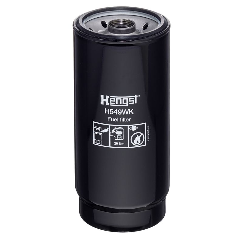 Brandstoffilter (centrifugaal oliefilter, waterafscheider, met waterafscheider schroefdraadmaat in inches: 1 1/4-12UN)