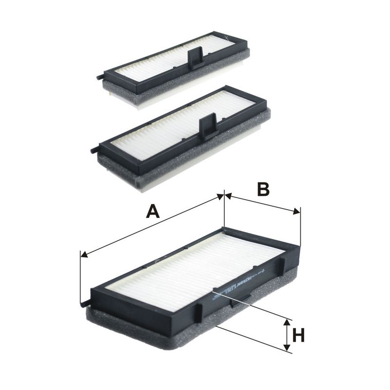 Filter, salongiõhk, FILTRON K 1363-3X