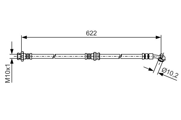 BOSCH 1 987 481 A32 Brake Hose