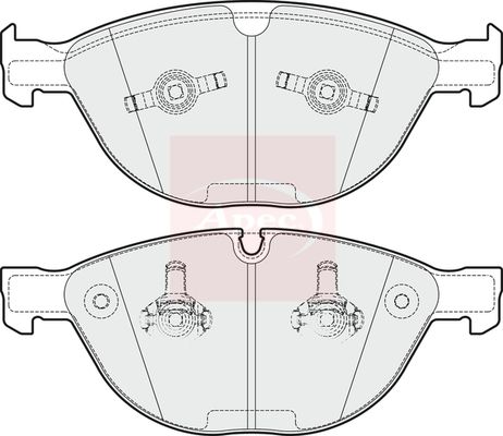 APEC Brake Pad Set, disc brake PAD1742