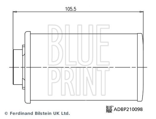 BLUE PRINT ADBP210098 Hydraulic Filter, automatic transmission