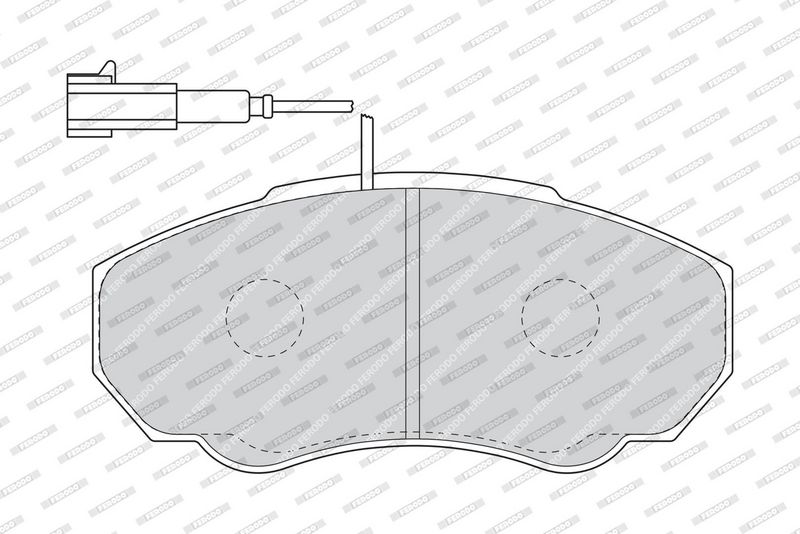 FERODO Plaquettes de frein à disque FVR1478
