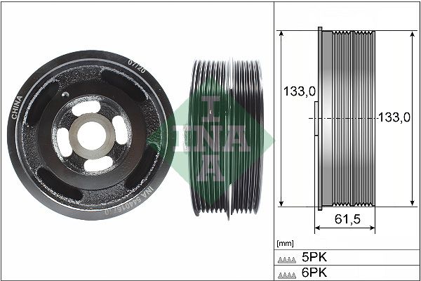 WILMINK GROUP Szíjtárcsa, főtengely WG2171319