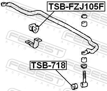 Опора, реактивна тяга, Febest TSB-718