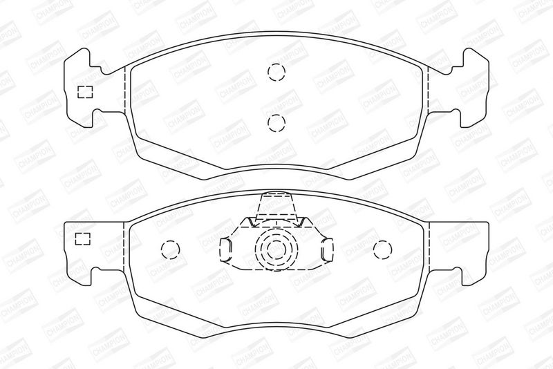 CHAMPION Plaquettes de frein à disque 573295CH
