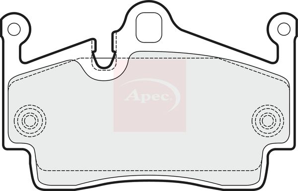 APEC Brake Pad Set, disc brake PAD1498