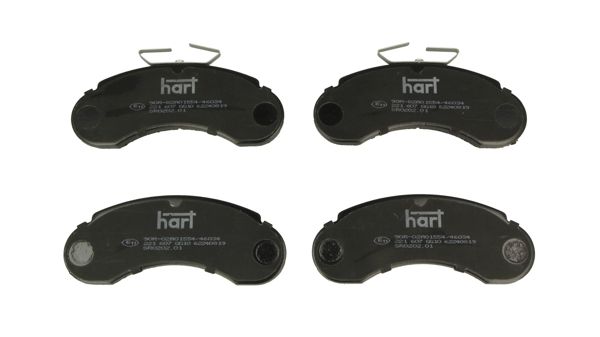 комплект спирачно феродо, дискови спирачки HART