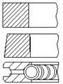 FAI Autoparts Piston Ring Kit PR3-000